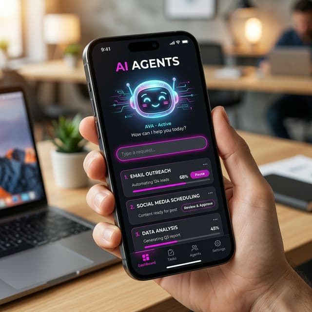 AIA AI Agents Mockup